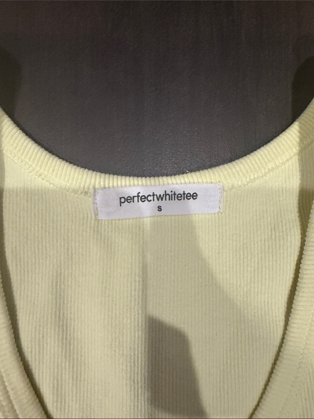 perfectwhitetee Yellow Ribbed Tank & Lounge Shorts Set - Picture 3 of 5